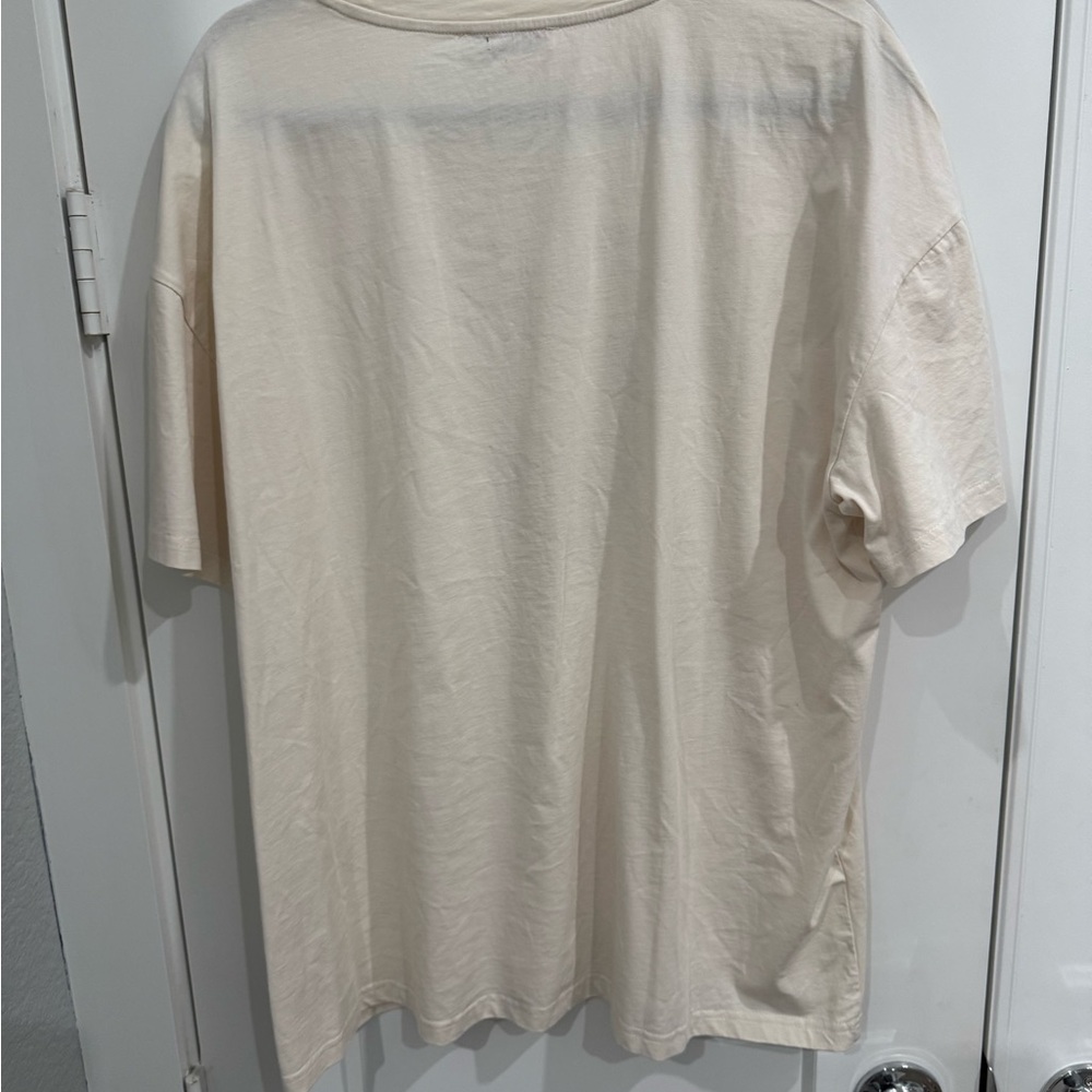 Cream Graphic T-Shirt - Picture 4 of 4